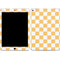 Yellow and White Checkerboard iPad Skins