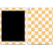 Yellow and White Checkerboard Apple iPad Skin