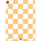 Yellow and White Checkerboard Apple iPad Air Skin