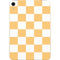 Yellow and White Checkerboard Apple iPad Mini Skin
