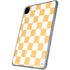 Yellow and White Checkerboard iPad Pro 11in (2024) Clear Case