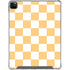 Yellow and White Checkerboard iPad Cases