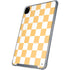 Yellow and White Checkerboard iPad Cases