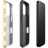 Yellow and White Checkerboard iPhone 16 Pro Impact Case