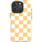 Yellow and White Checkerboard iPhone 16 Pro Max Impact Case