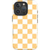 Yellow and White Checkerboard iPhone 16 Pro Max Impact Case