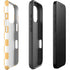 Yellow and White Checkerboard iPhone 16 Pro Max Impact Case
