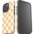 Yellow and White Checkerboard iPhone 16 Pro Max Impact Case