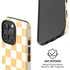 Yellow and White Checkerboard iPhone 16 Pro Max Magsafe Impact Case