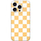 Yellow and White Checkerboard iPhone 16 Pro Skin