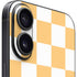 Yellow and White Checkerboard iPhone 16 Skin