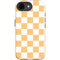 Yellow and White Checkerboard iPhone 16e Impact Case