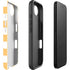 Yellow and White Checkerboard iPhone 16e Impact Case