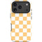 Yellow and White Checkerboard iPhone 18 Pro Impact Case