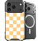 Yellow and White Checkerboard iPhone 18 Pro MagSafe Case