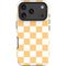Yellow and White Checkerboard iPhone 18 Pro Max Impact Case