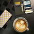 Yellow and White Checkerboard iPhone 7 Folio Case
