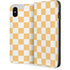 Yellow and White Checkerboard iPhone 8 Folio Case