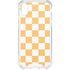 Yellow and White Checkerboard iPhone XS Clear Case