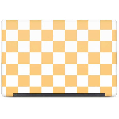 Yellow and White Checkerboard Dell Latitude Skin