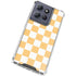 Yellow and White Checkerboard Moto G 5G (2025) Clear Case