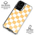 Yellow and White Checkerboard Moto G Power 5G (2024) Clear Case