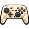 Yellow and White Checkerboard Nintendo Switch 2 (2025) Pro Controller Skin