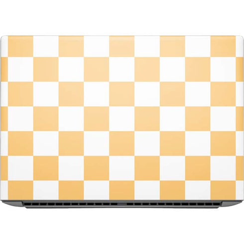 Yellow and White Checkerboard HP ZBook Fury 16 G10 Skin