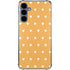Yellow and White Hearts Galaxy A55 5G Clear Case