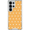 Yellow and White Hearts Galaxy S25 Ultra Clear Case