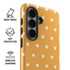 Yellow and White Hearts Galaxy S26 Plus Impact Case
