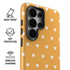 Yellow and White Hearts Galaxy S26 Ultra Impact Case