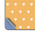 Yellow and White Hearts Galaxy Z Fold5 5G Skin