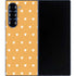 Yellow and White Hearts Galaxy Z Fold6 Skin