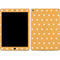Yellow and White Hearts iPad Skins