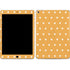 Yellow and White Hearts iPad Skins