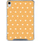 Yellow and White Hearts iPad 11th Gen (2025) Clear Case