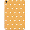 Yellow and White Hearts Apple iPad Mini Skin
