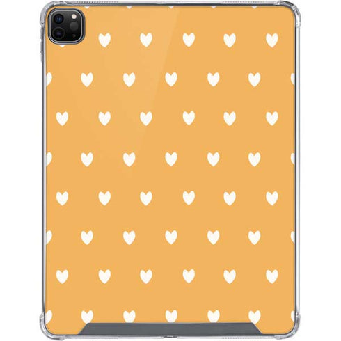 Yellow and White Hearts iPad Cases