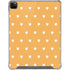 Yellow and White Hearts iPad Cases
