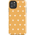 Yellow and White Hearts iPhone Cases