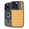 Yellow and White Hearts iPhone 14 Pro Max Kickstand Case
