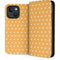 Yellow and White Hearts iPhone 15 Folio Case