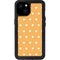 Yellow and White Hearts iPhone 15 Plus Waterproof Case