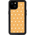 Yellow and White Hearts iPhone 15 Plus Waterproof Case