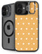 Yellow and White Hearts iPhone 16 Plus Kickstand Case