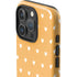 Yellow and White Hearts iPhone 16 Pro Max Impact Case