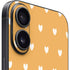 Yellow and White Hearts iPhone 16 Skin