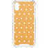 Yellow and White Hearts iPhone XS Clear Case