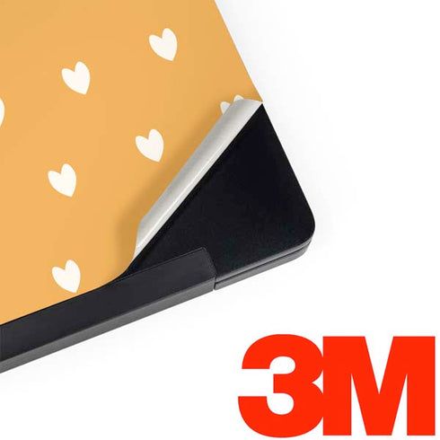Yellow and White Hearts Dell Latitude Skin